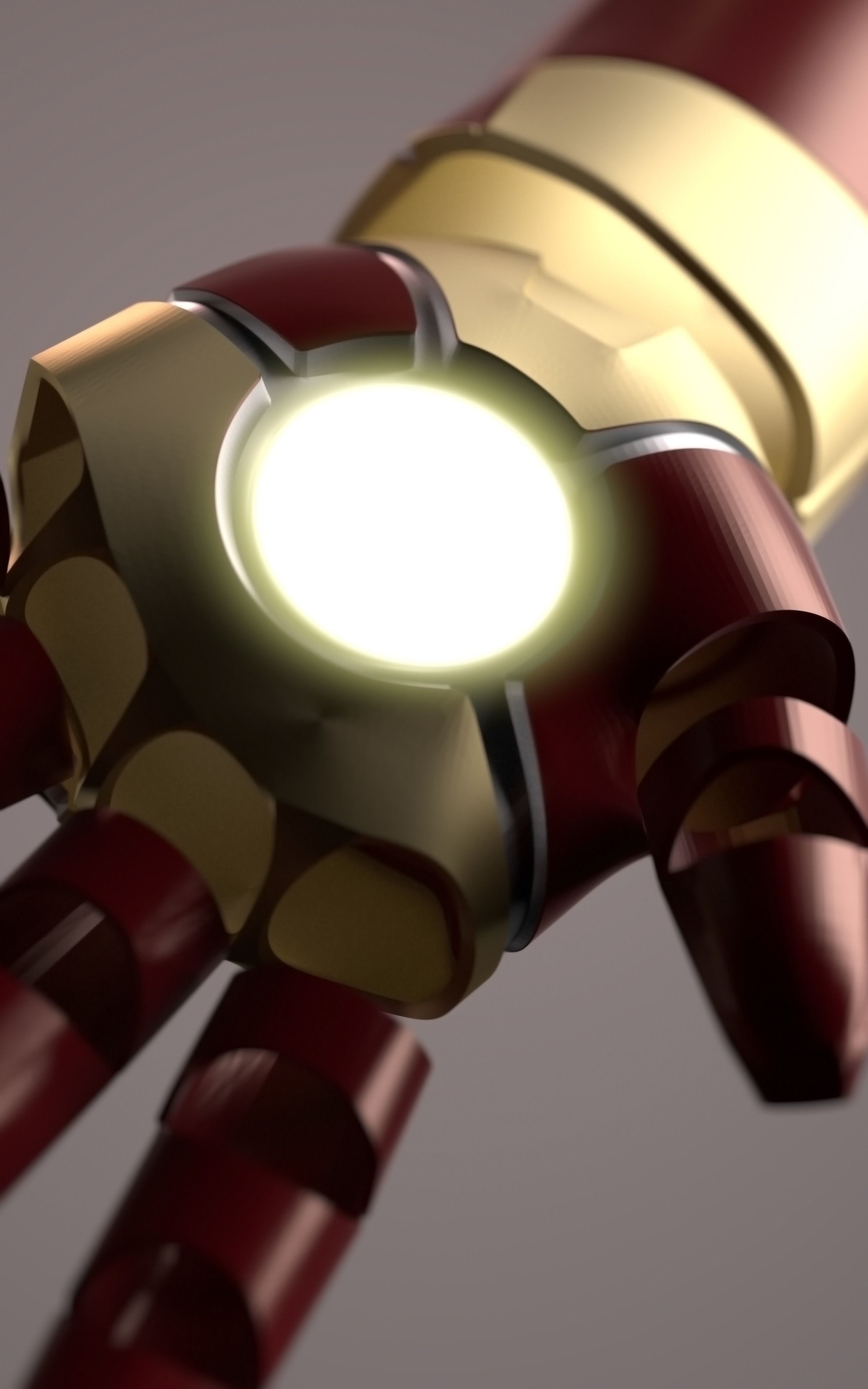 Iron Man Mk46 arm models pack to 3d printing      MK0046 Cosplay Free 3D print model_3