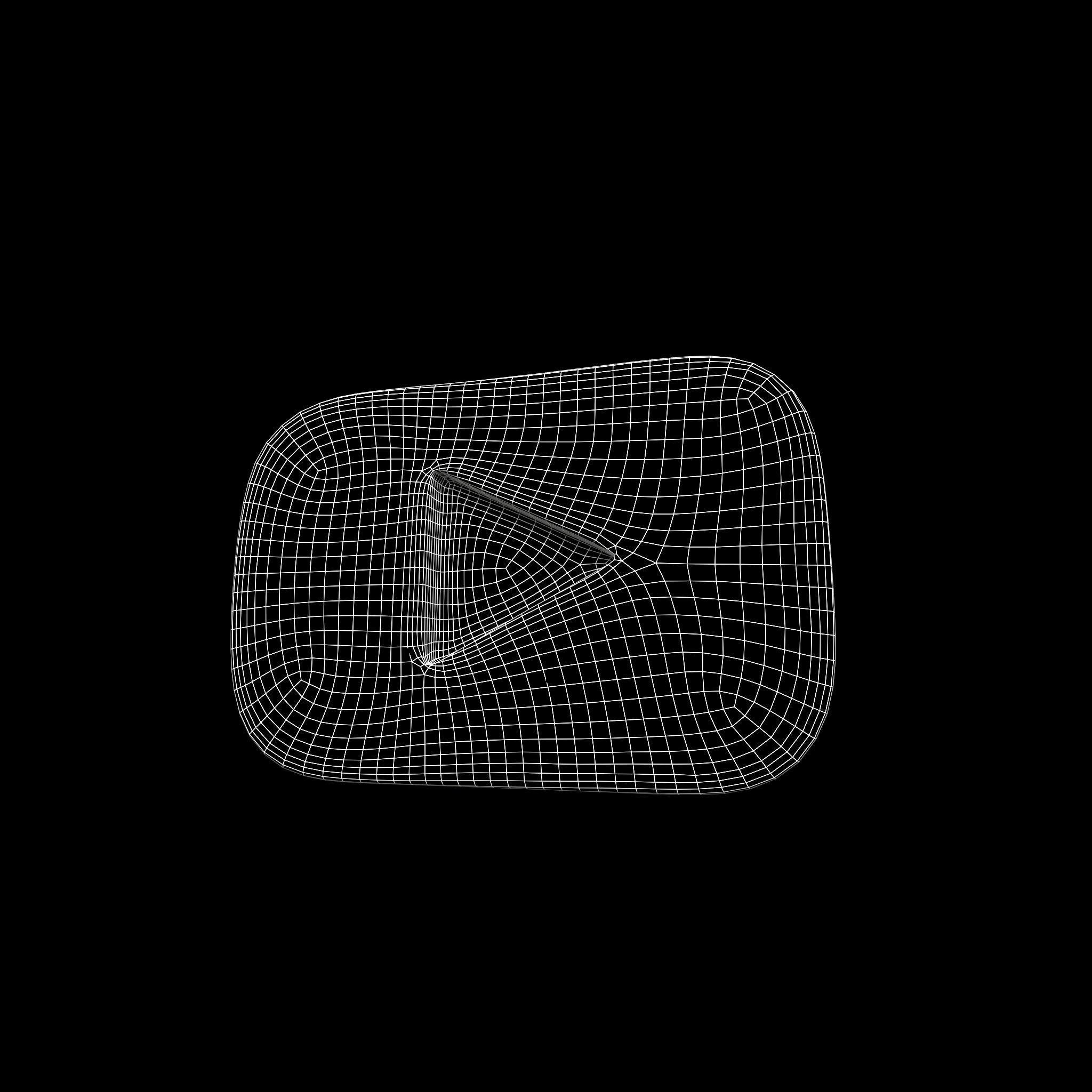 Youtube Button Set Low-poly 3D model_9