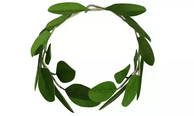 Laurel Wreath Low-poly 3D model