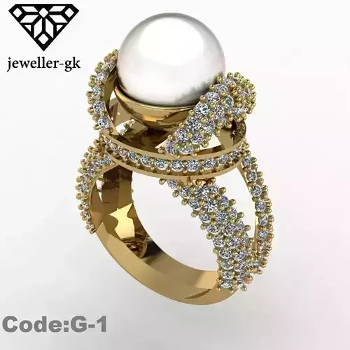 ring gold 3d modell 3D model