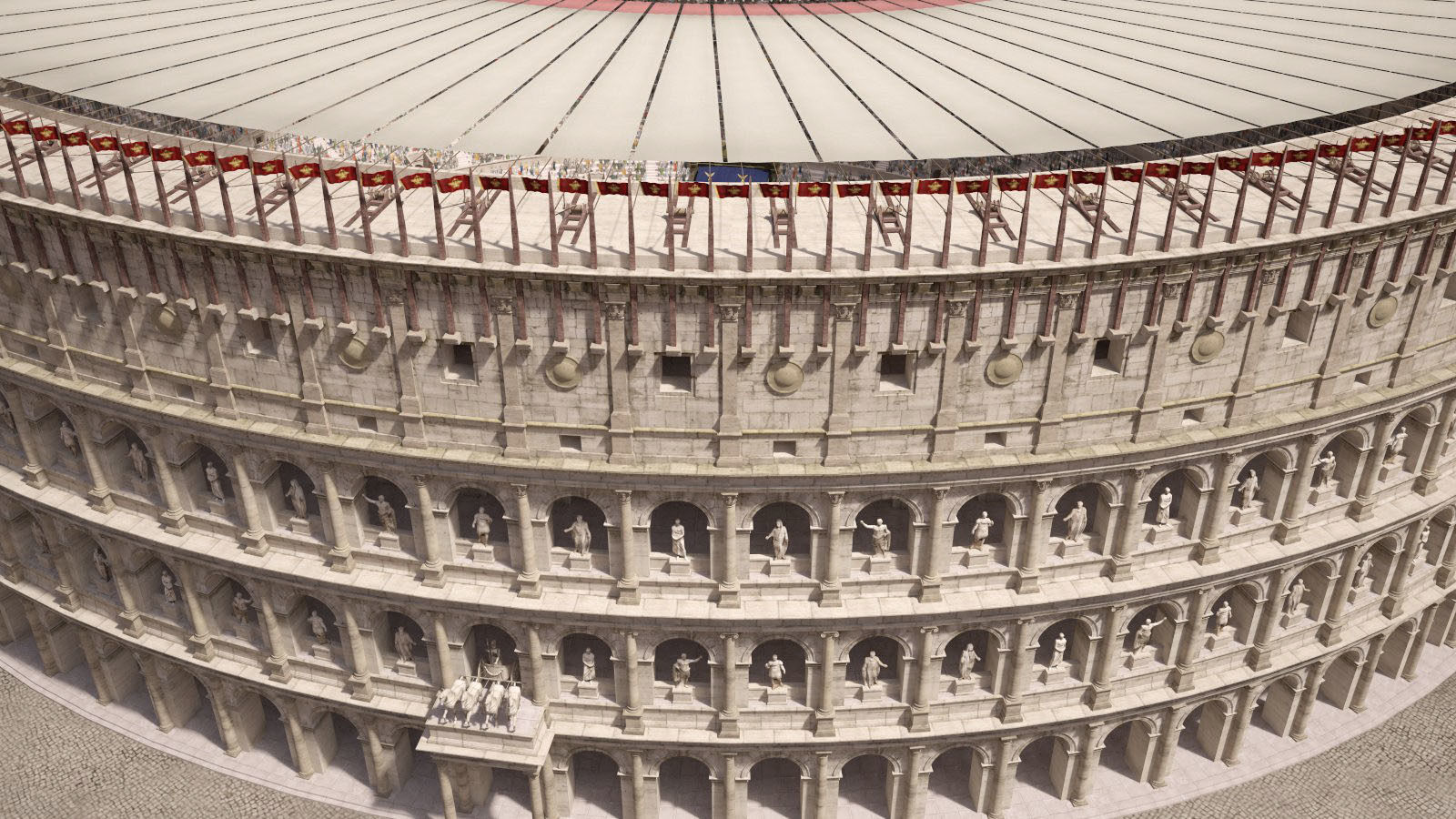 Roman Colosseum High detailed 3D model_7
