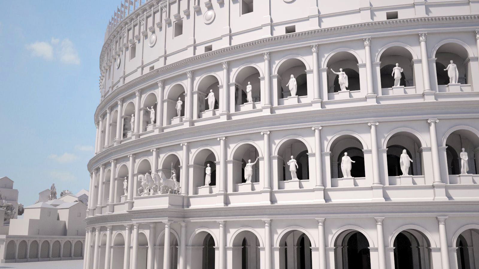 Roman Colosseum High detailed 3D model_16