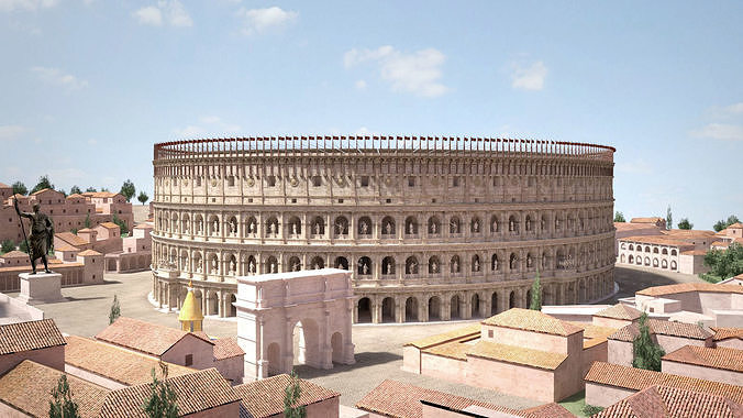 Roman Colosseum High detailed 3D model