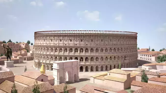 Roman Colosseum High detailed 3D model