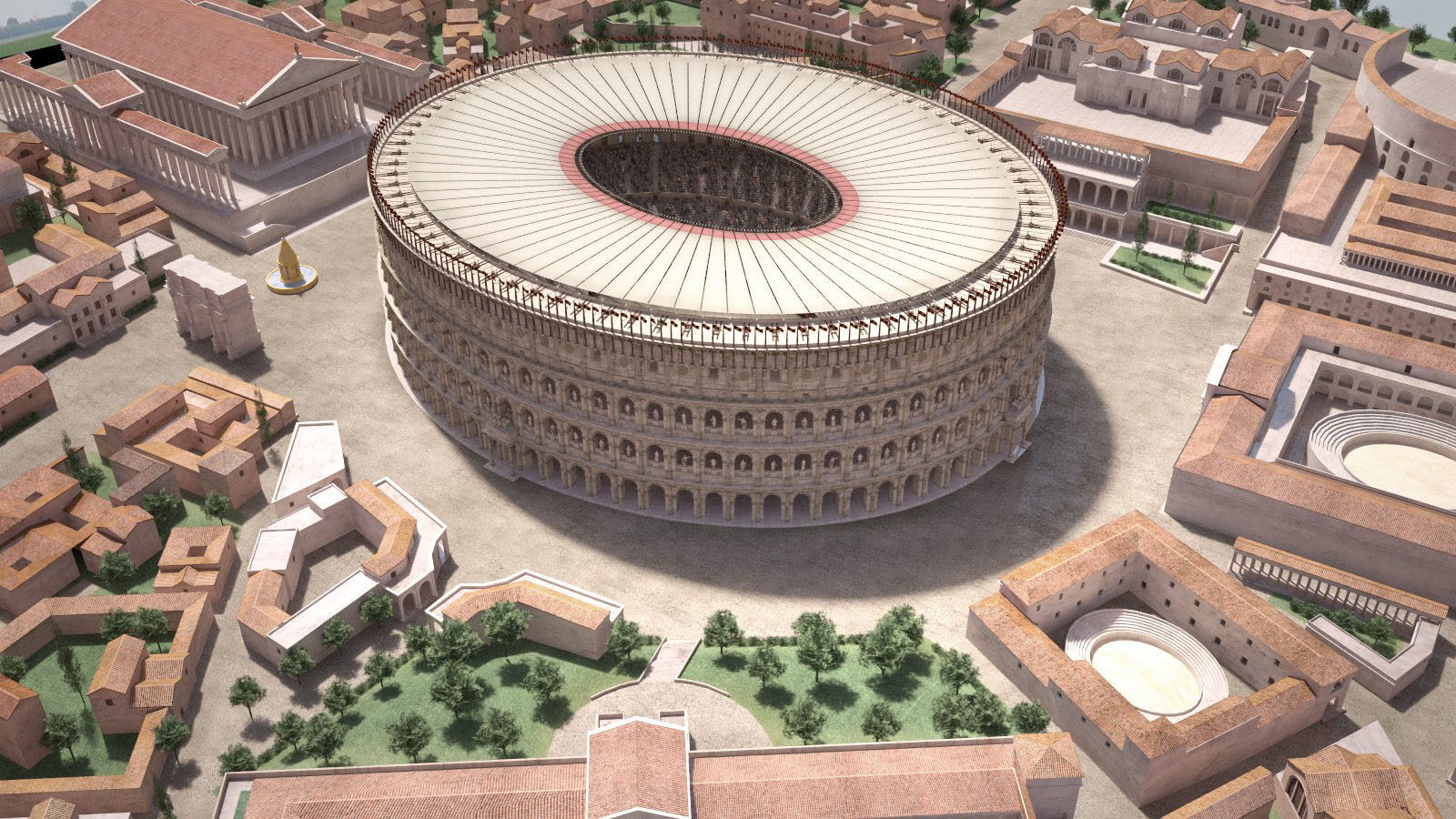 Roman Colosseum High detailed 3D model_4