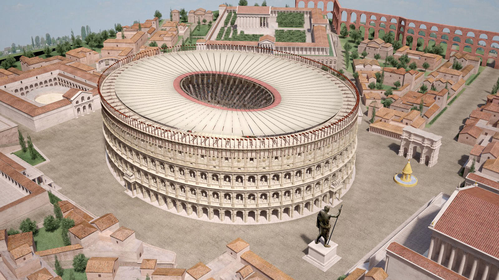 Roman Colosseum High detailed 3D model_1