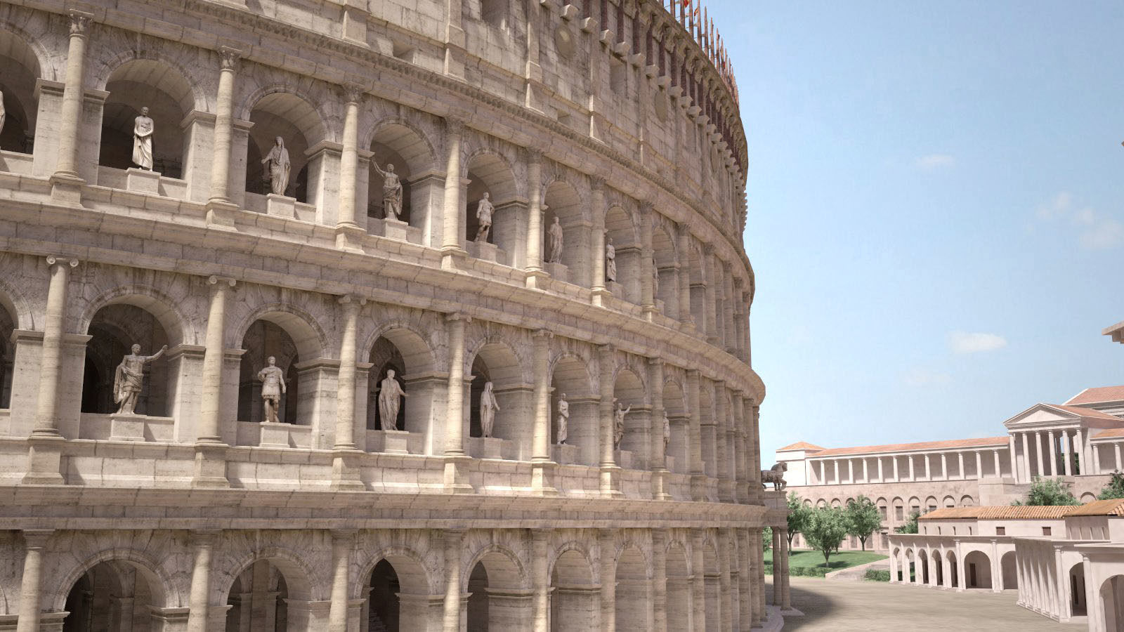 Roman Colosseum High detailed 3D model_5