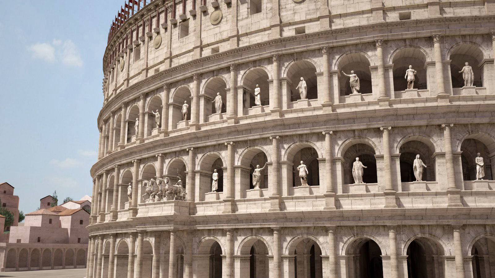Roman Colosseum High detailed 3D model_6