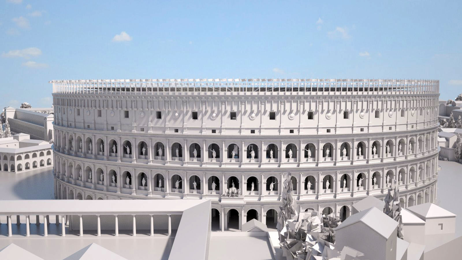 Roman Colosseum High detailed 3D model_15