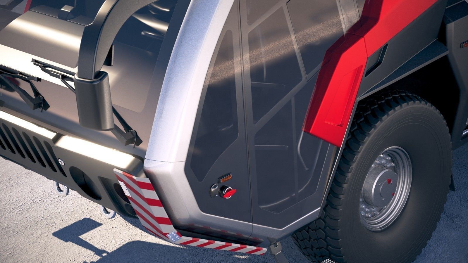 Rosenbauer Panther Firetruck 6x6 3D model_2