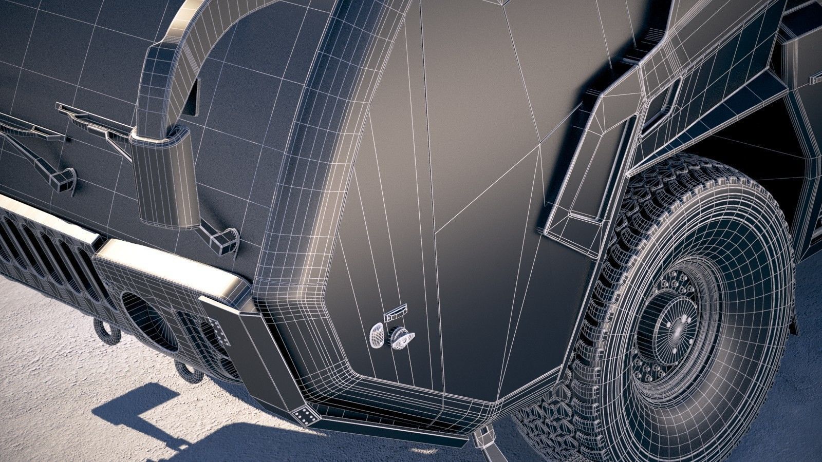 Rosenbauer Panther Firetruck 6x6 3D model_15