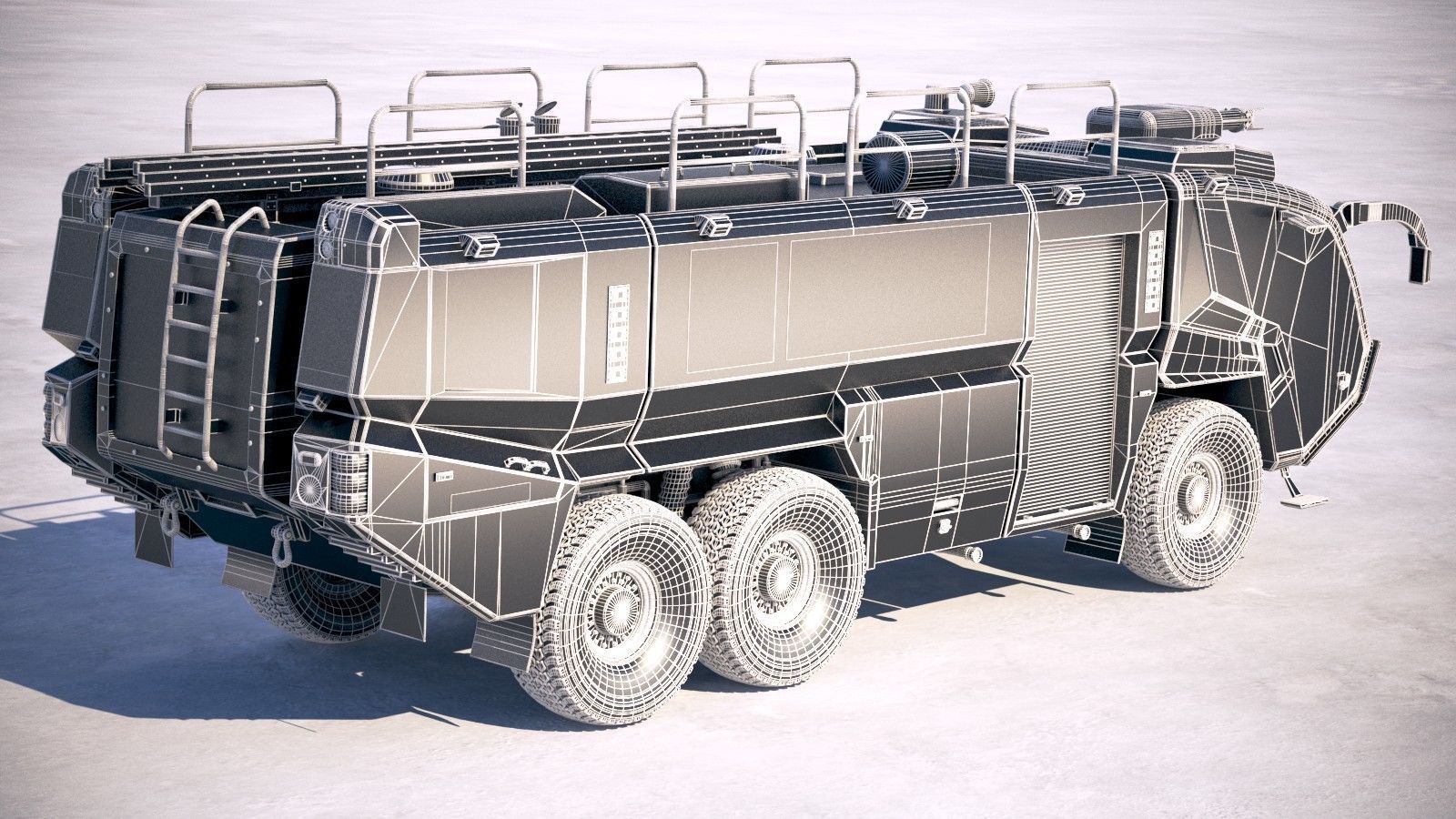 Rosenbauer Panther Firetruck 6x6 3D model_17