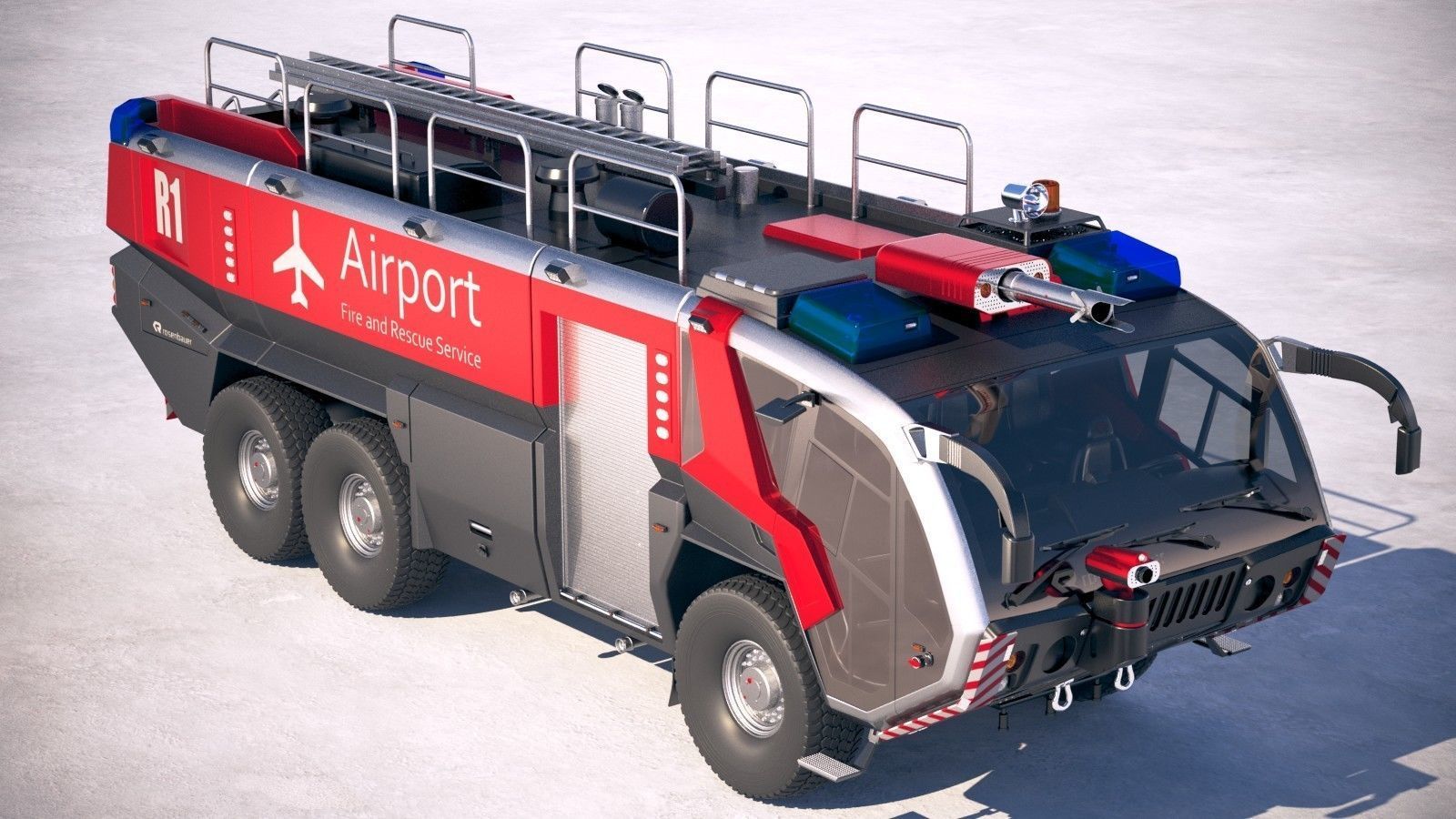 Rosenbauer Panther Firetruck 6x6 3D model_11