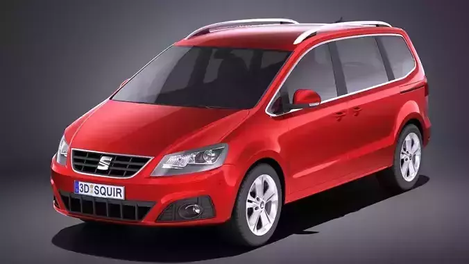 Seat Alhambra 2018 VRAY 3D model