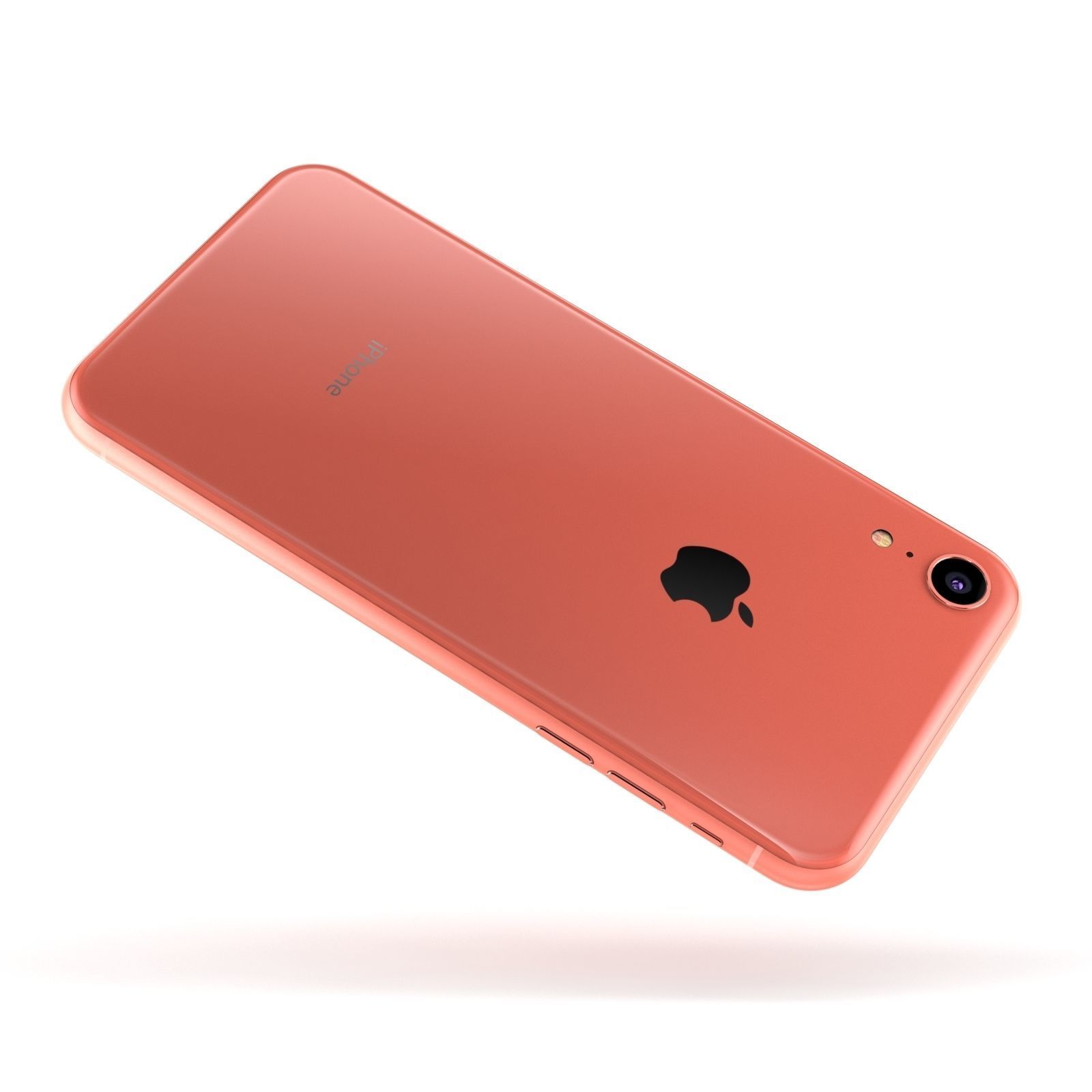 Apple iPhone XR All Colors Black Blue Red Coral White Yellow 3D model_32