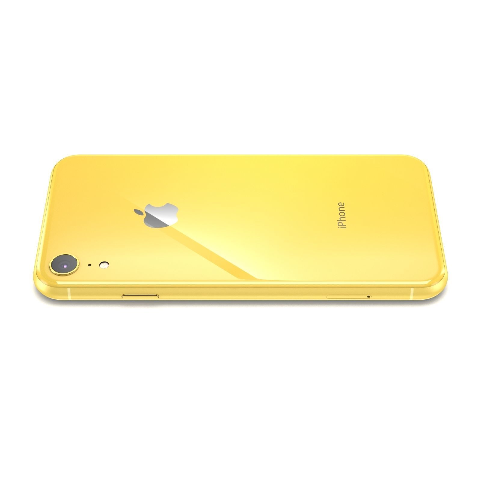 Apple iPhone XR All Colors Black Blue Red Coral White Yellow 3D model_36