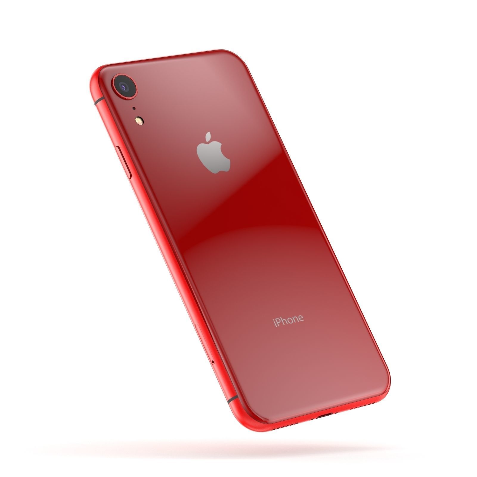 Apple iPhone XR All Colors Black Blue Red Coral White Yellow 3D model_28