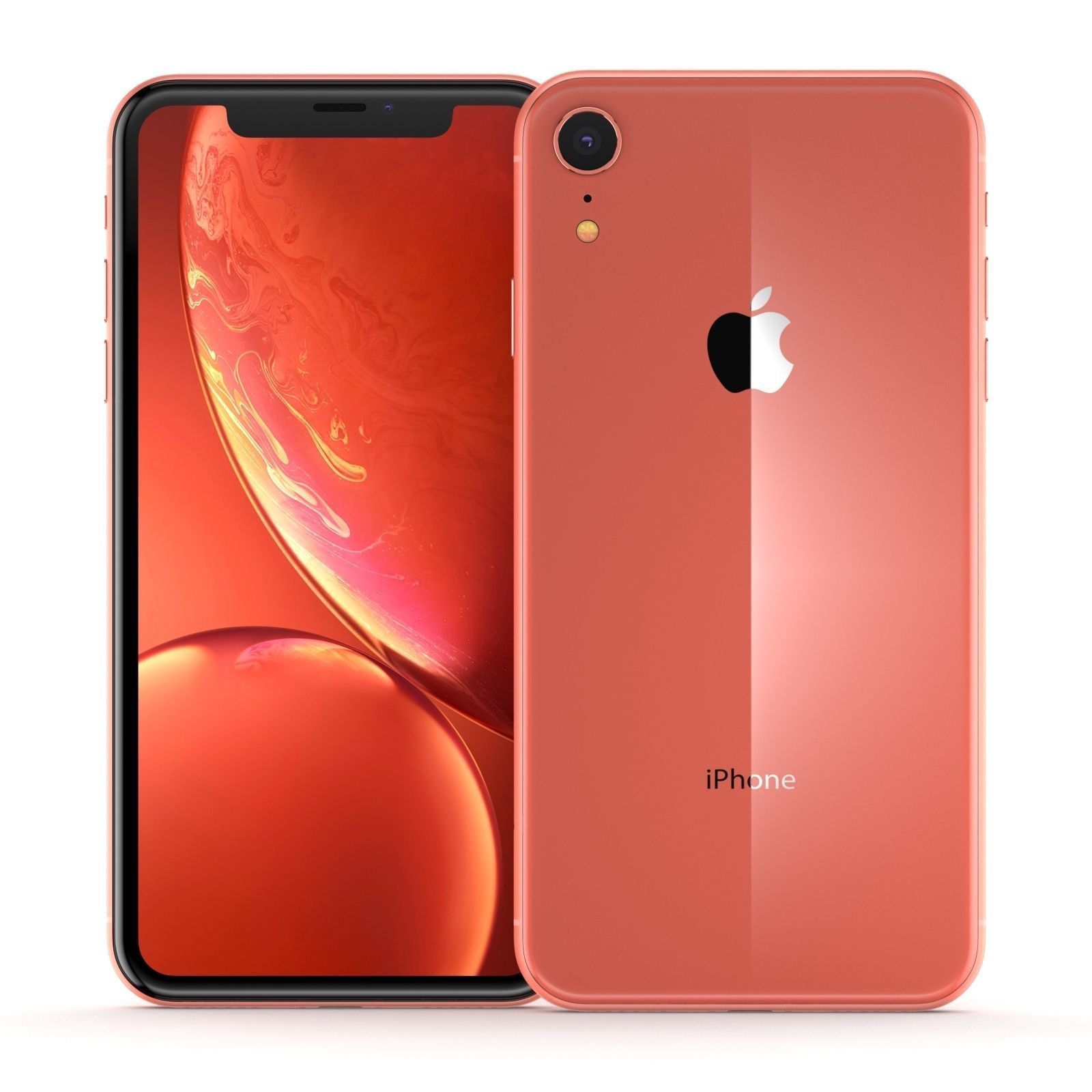 Apple iPhone XR Coral 3D model_1