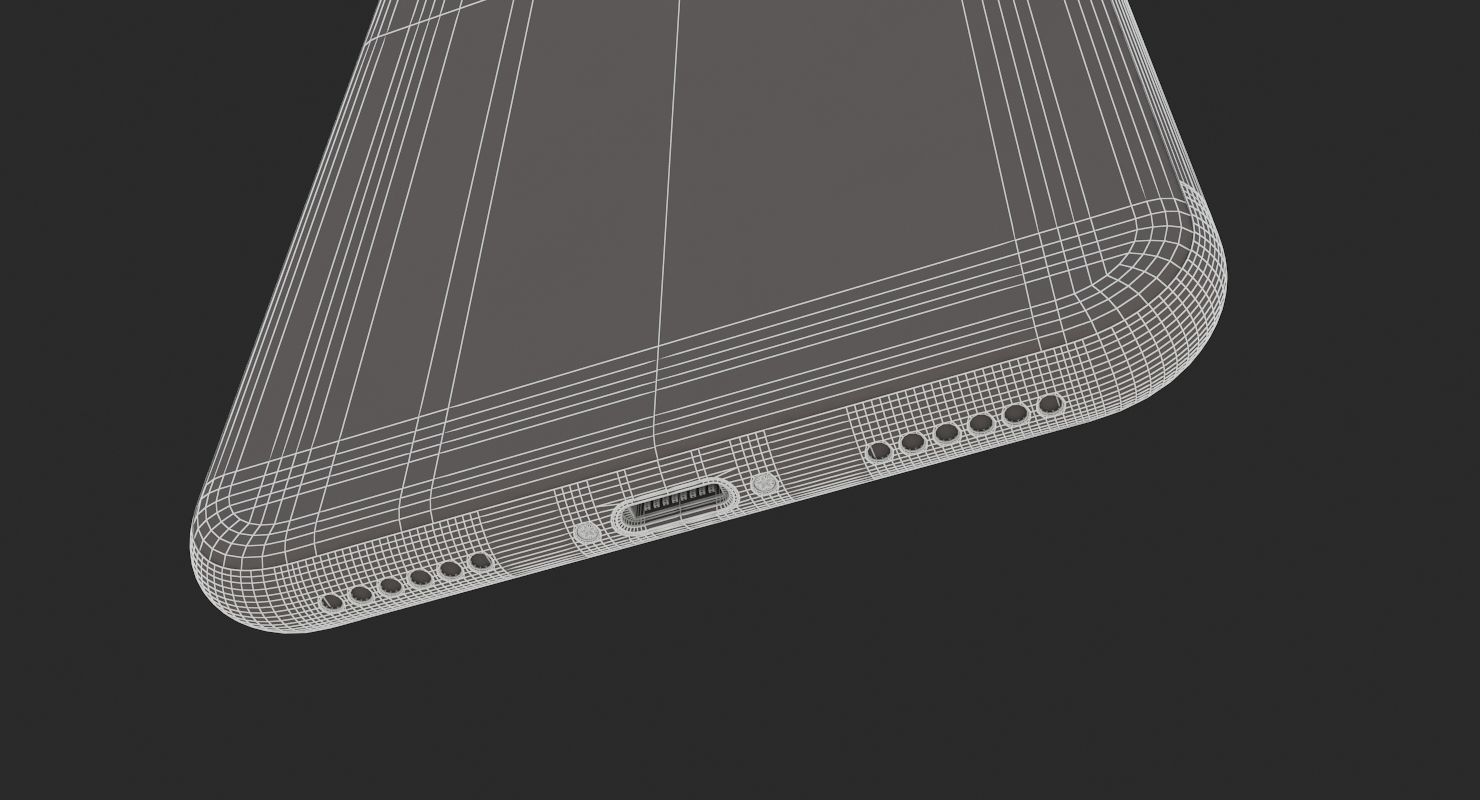 Apple iPhone XR Coral 3D model_17