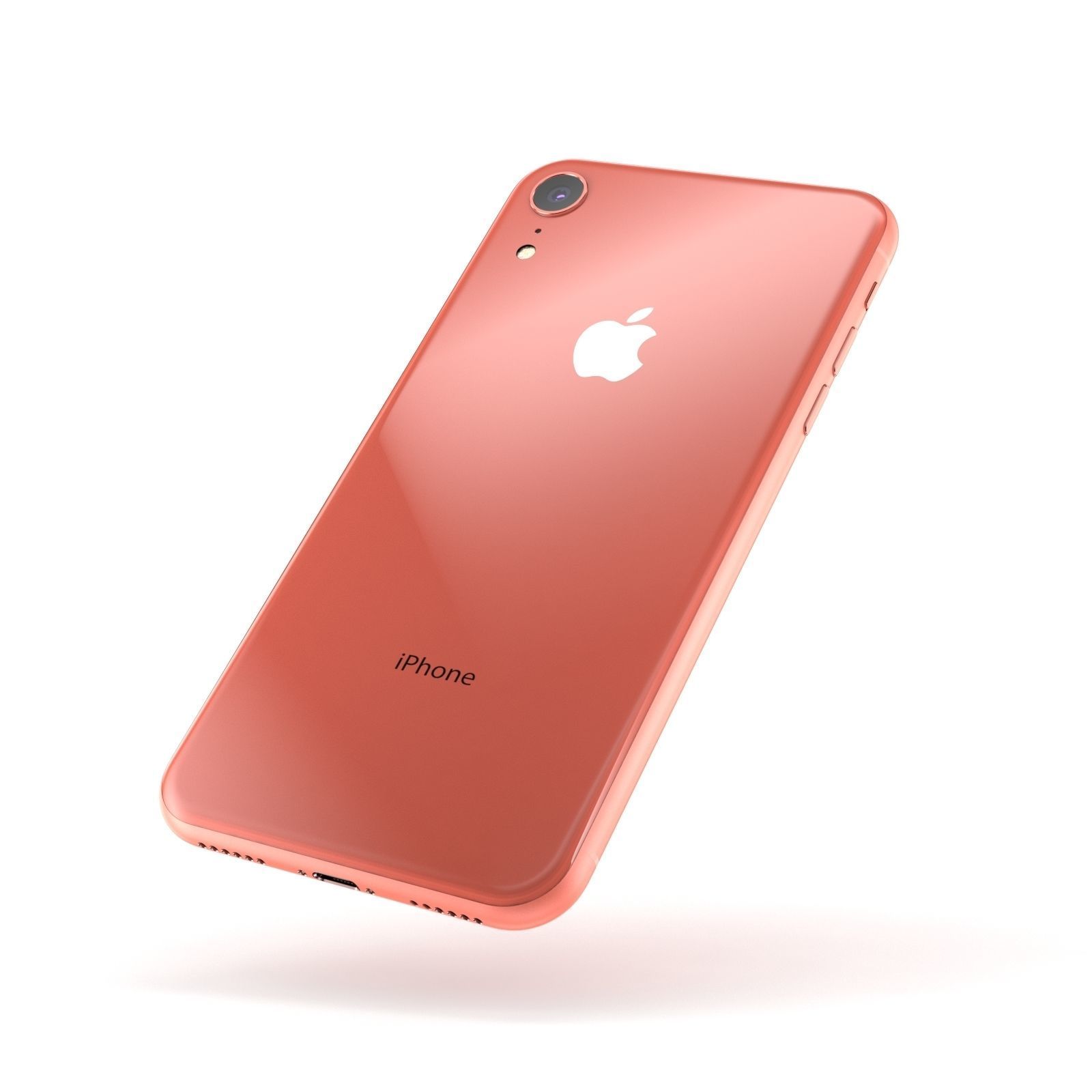 Apple iPhone XR Coral 3D model_5