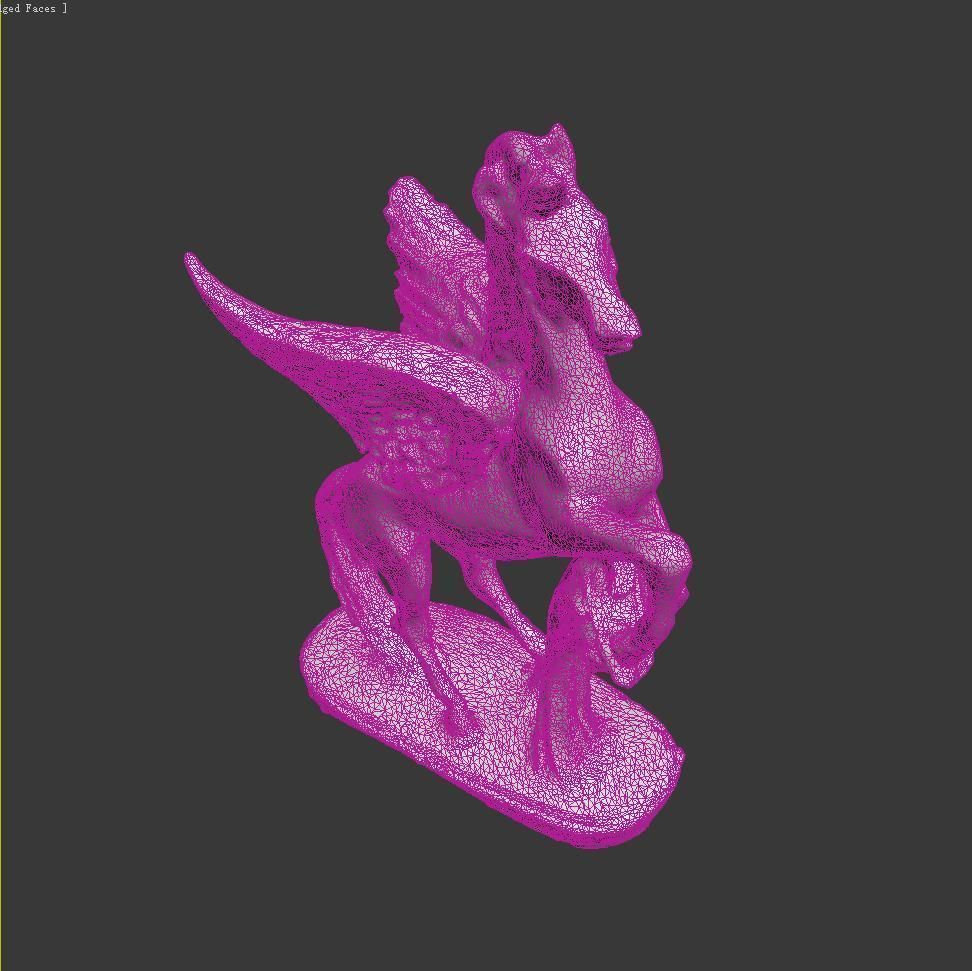 Pegasus Statue  sculpture statuette figurine horse Free 3D print model_5