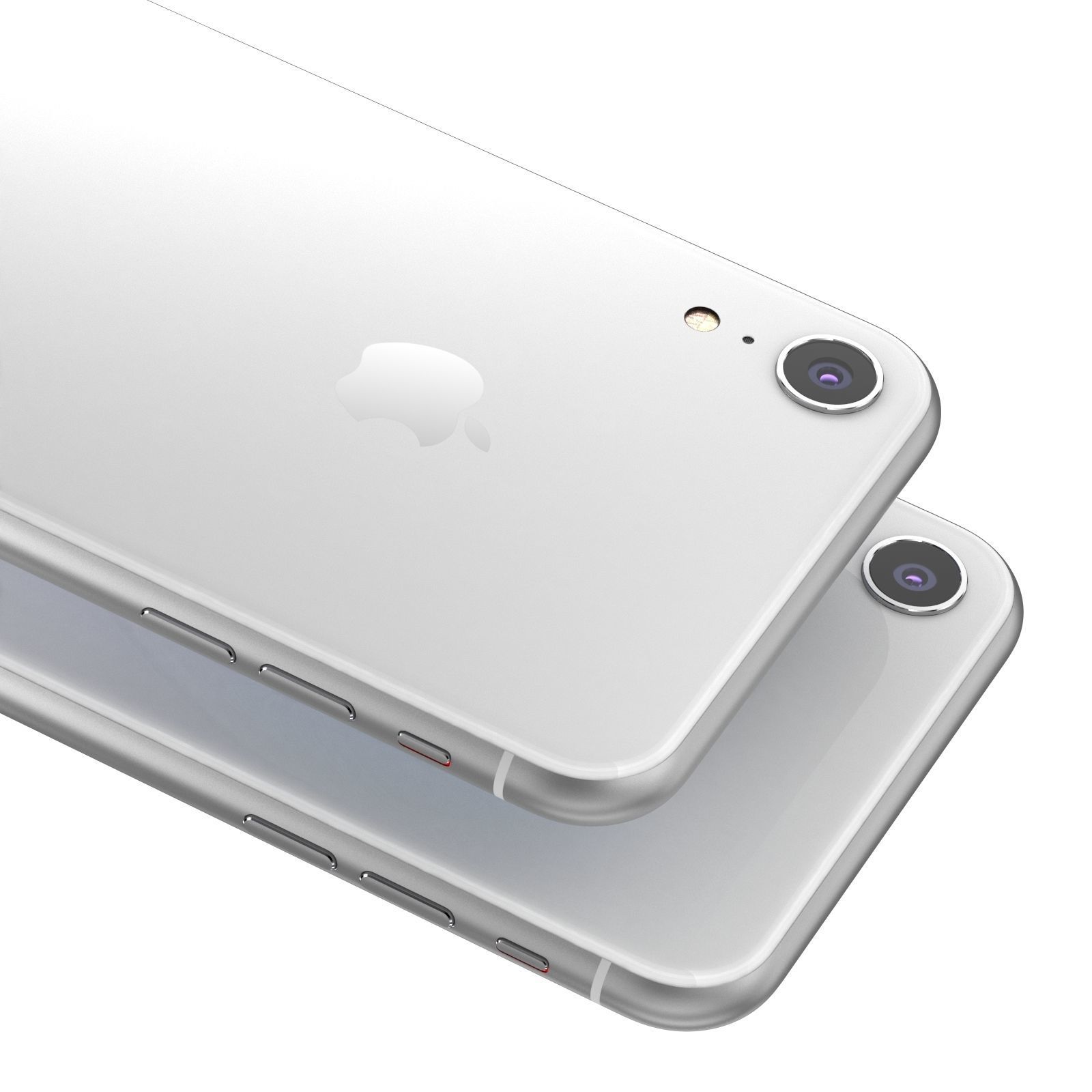 Apple iPhone XR White  3D model_7