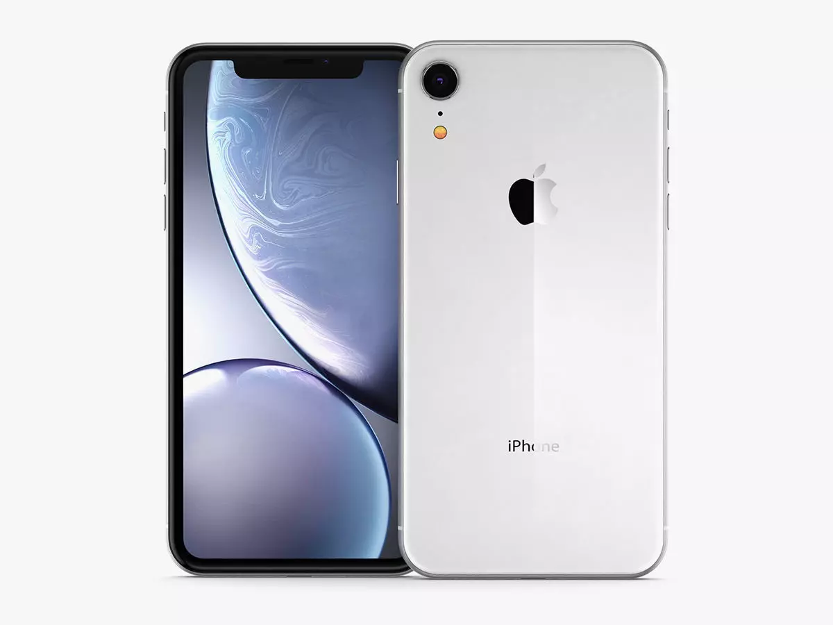 Apple iPhone XR White  3D model_0