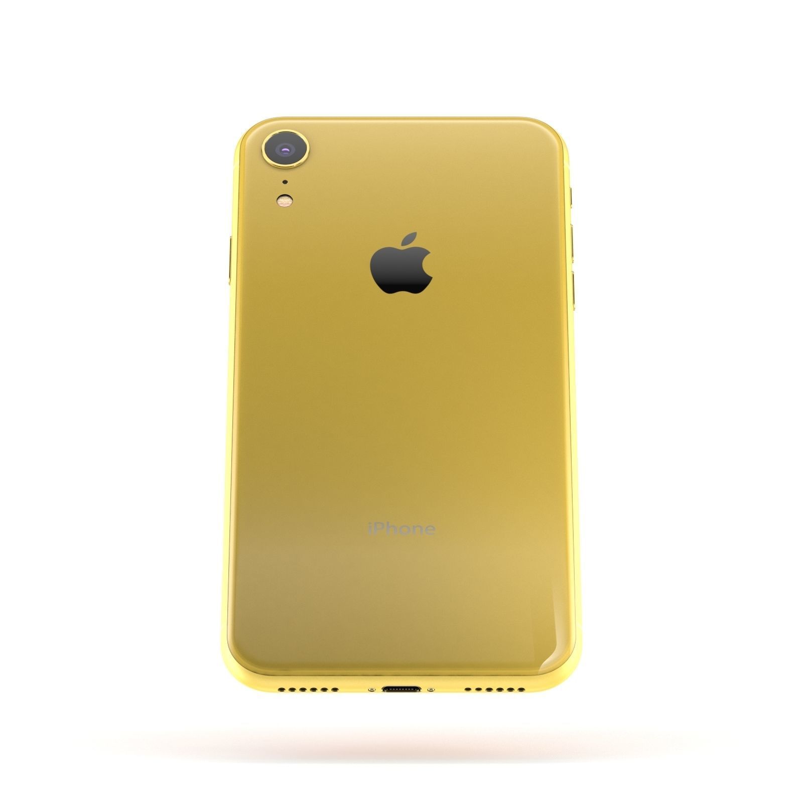Apple iPhone XR Yellow  3D model_5