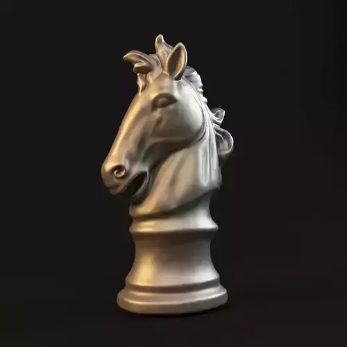 horse head chess knight Statue