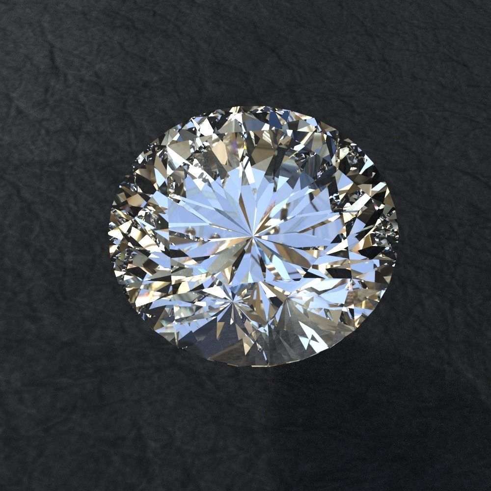 Diamond collection 3D emerald cut 3D model_1