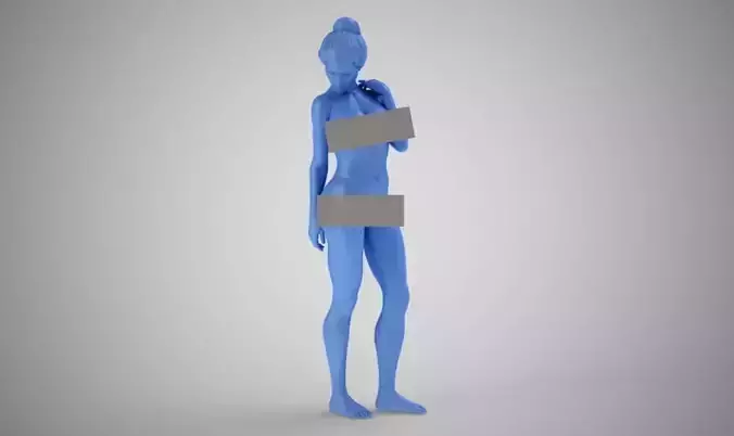 Graceful woman 3D print model
