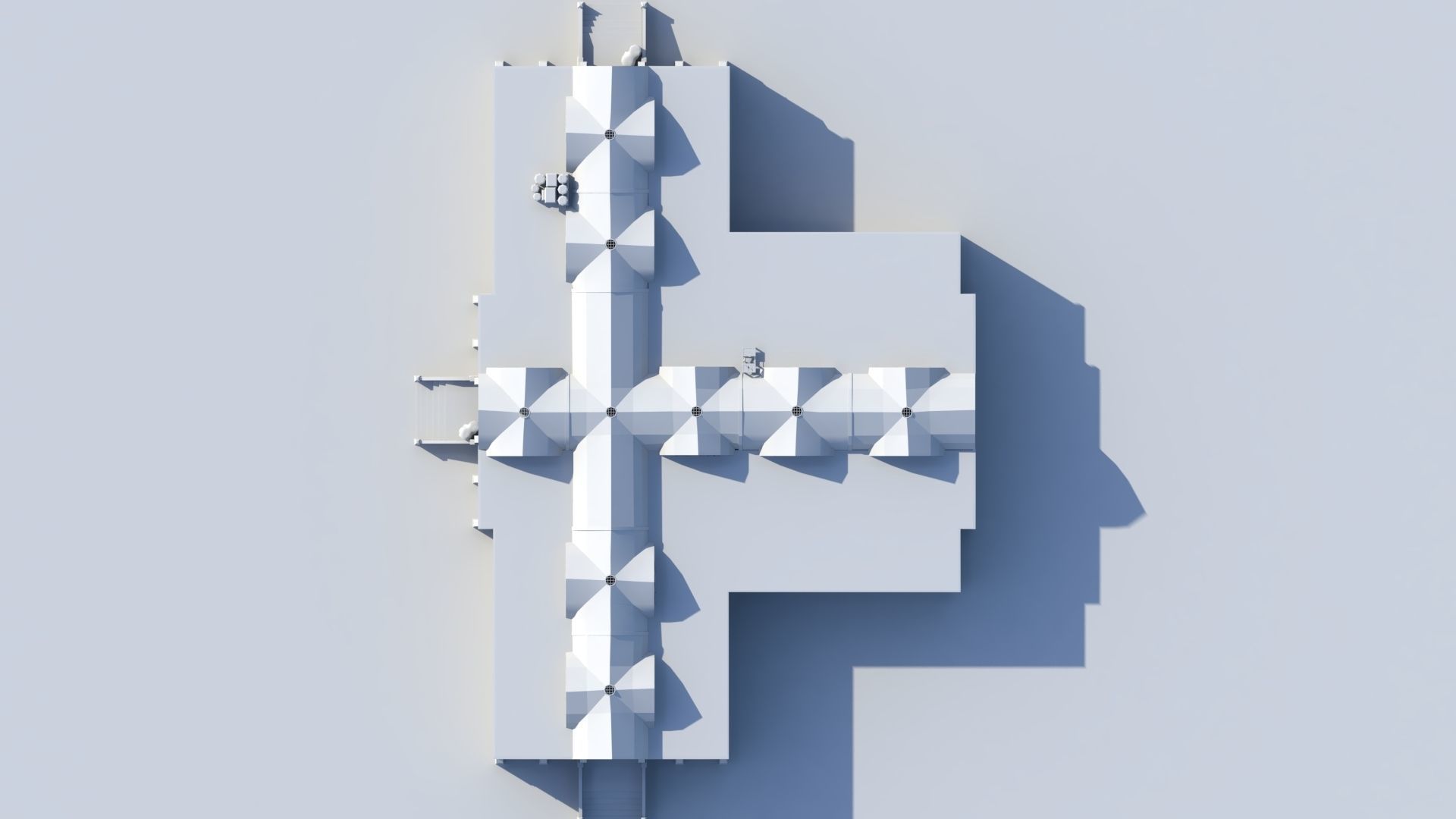 Medieval Market 3D model_2