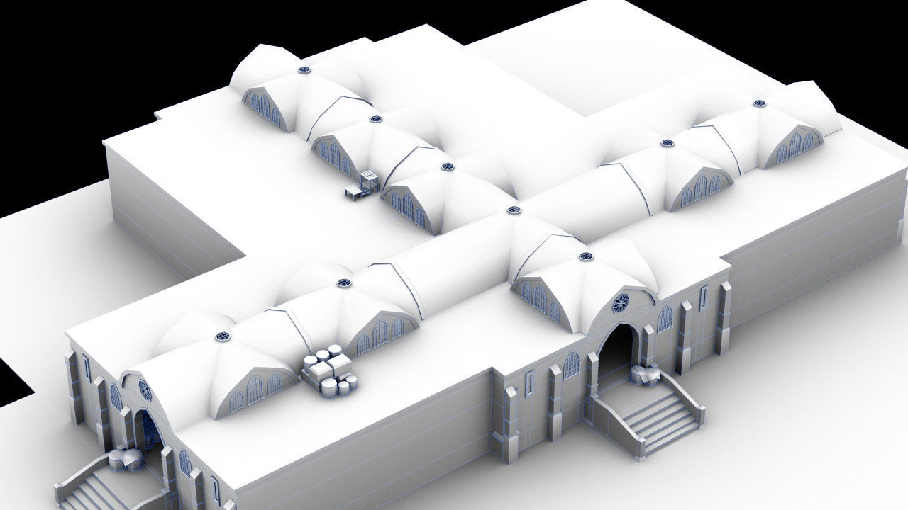 Medieval Market 3D model_15
