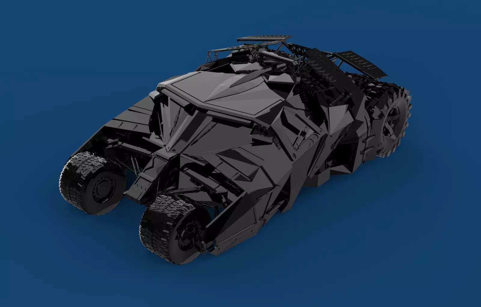 Batmobile 3D print model