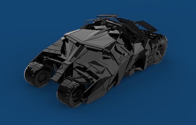 Batmobile 3D print model