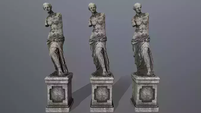 Venus  de  Milo Low-poly 3D model