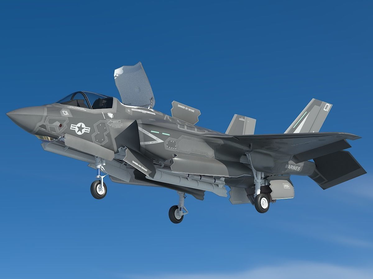 Powerful F35bf 3D model_5