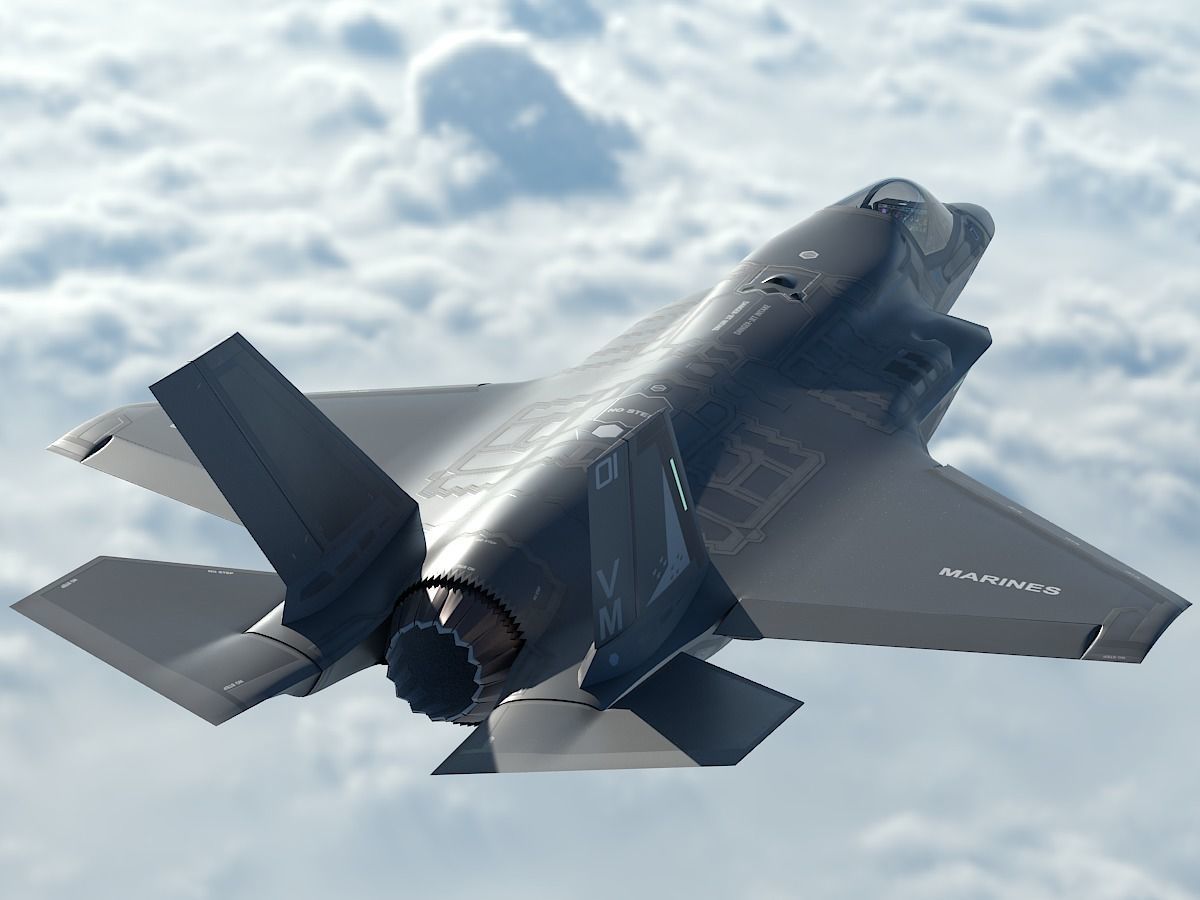 Powerful F35bf 3D model_13