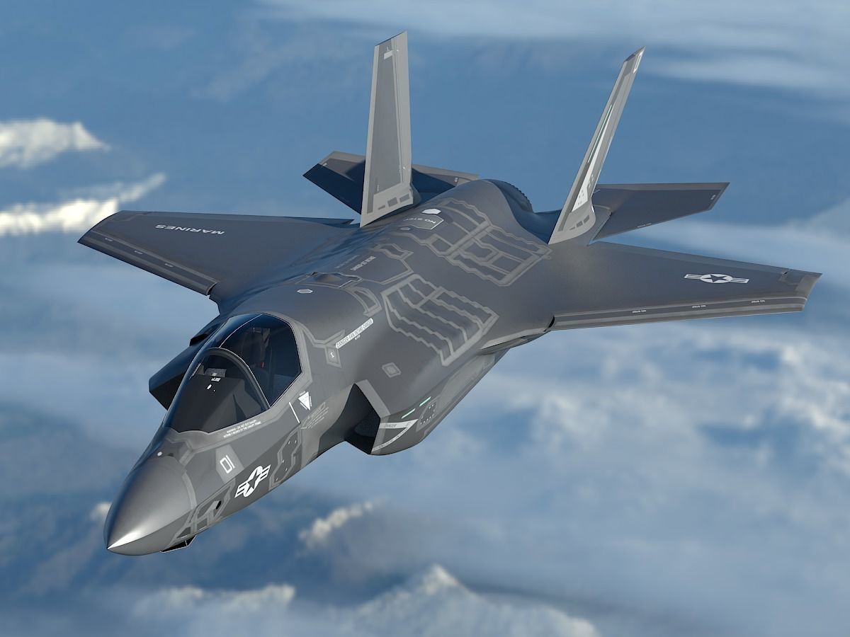 Powerful F35bf 3D model_8