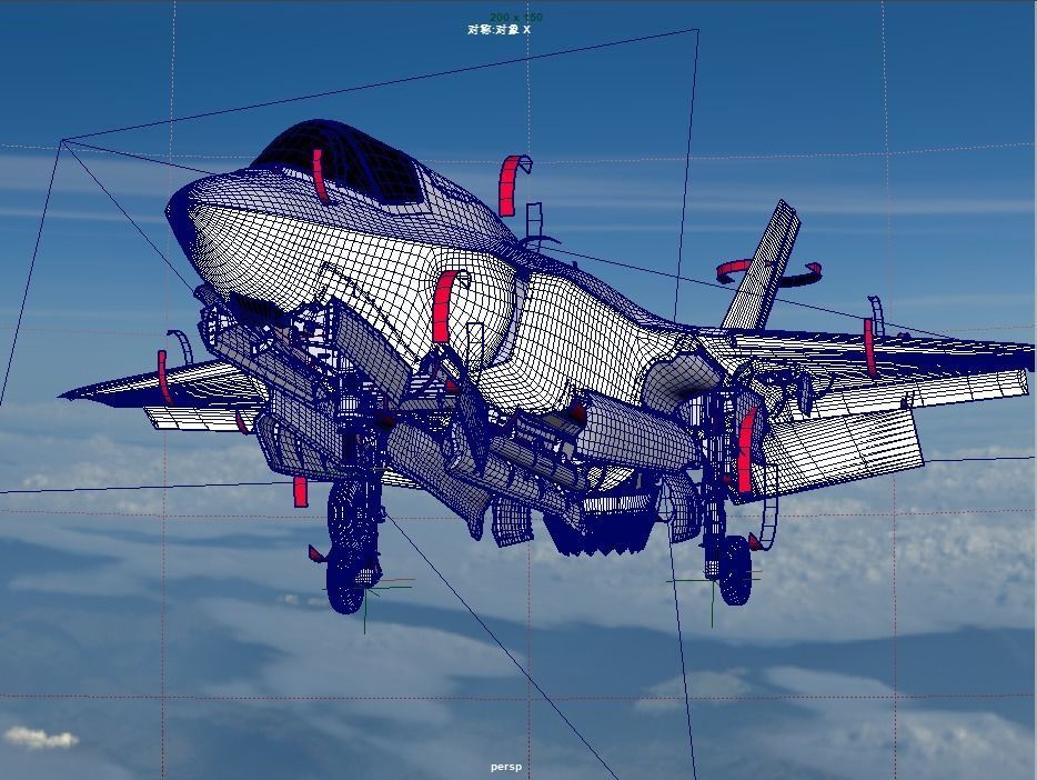 Powerful F35bf 3D model_23