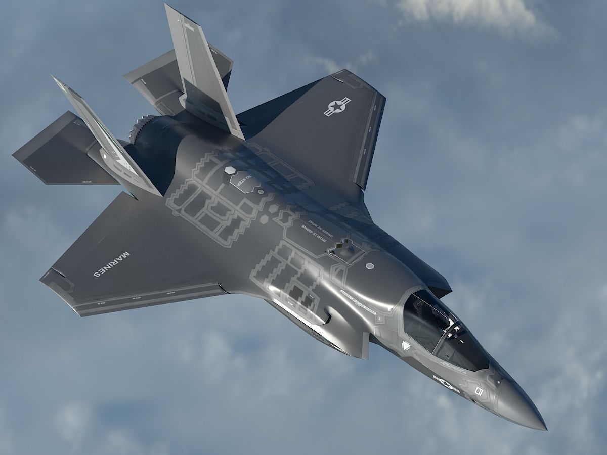 Powerful F35bf 3D model_11