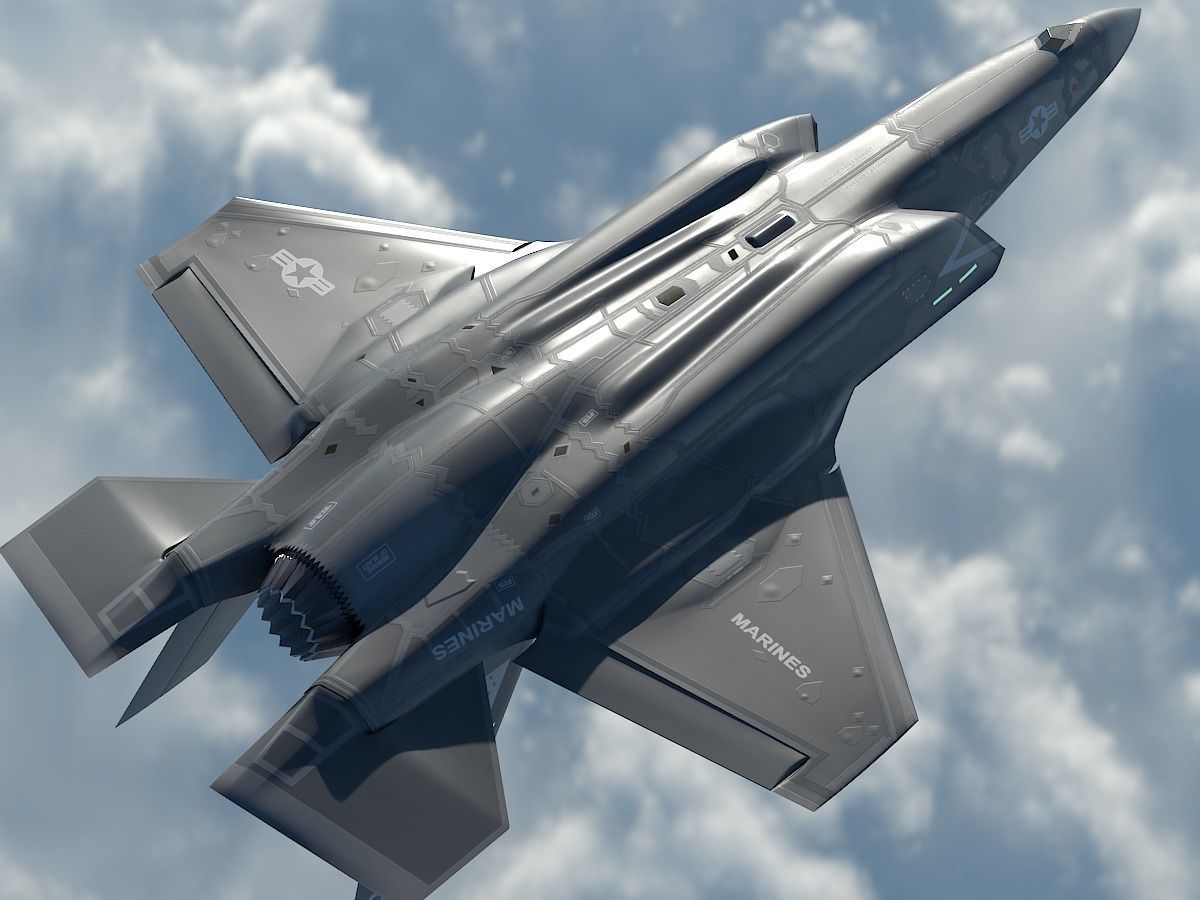 Powerful F35bf 3D model_14