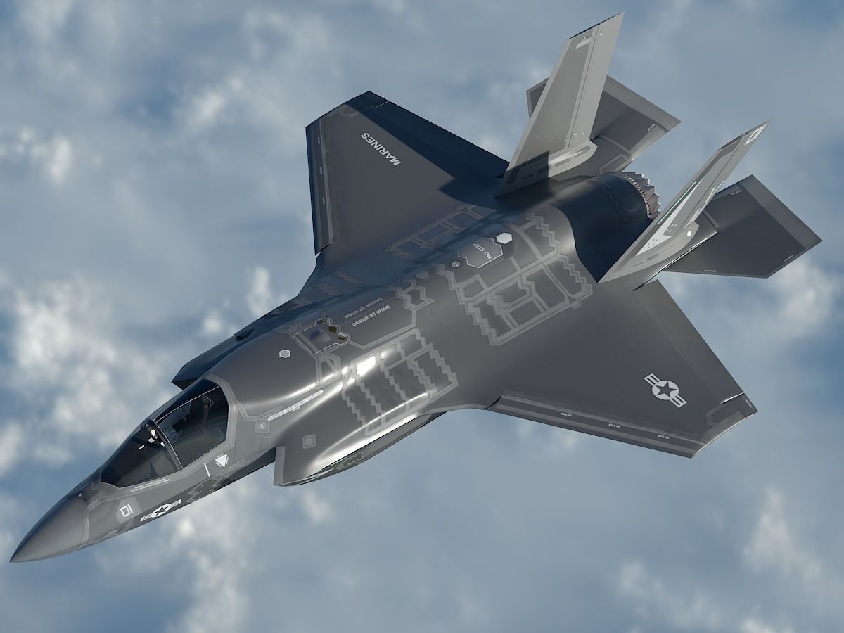 Powerful F35bf 3D model_10