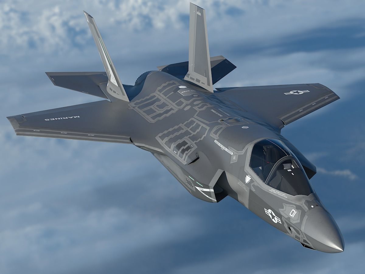 Powerful F35bf 3D model_9