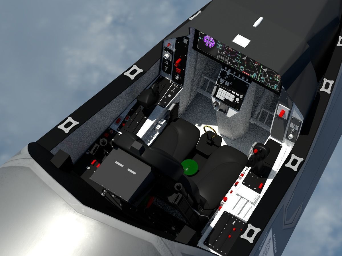 Powerful F35bf 3D model_6
