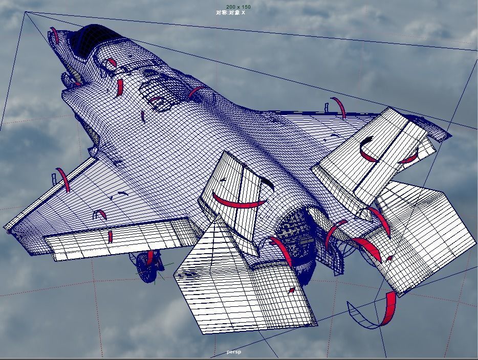 Powerful F35bf 3D model_26