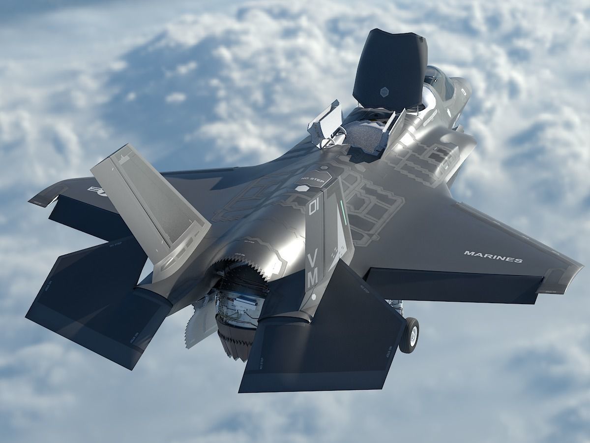 Powerful F35bf 3D model_3