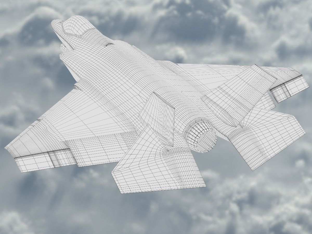 Powerful F35bf 3D model_20