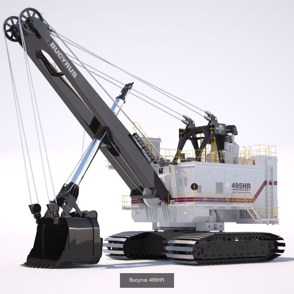 Mining Machines 4 3D Model Collection_2
