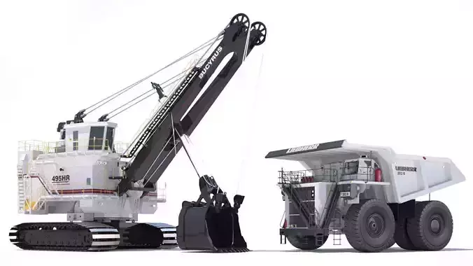 Mining Machines 4 3D Model Collection